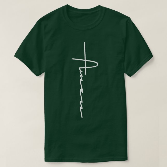 Bibel Verse Amen God Premium T - Shirt (Design vorne)