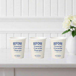 Bibel Verse Baby Dusche Jeremiah Christlich Modern Pappbecher