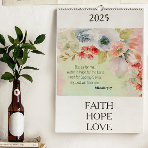 Bibel Verse Blumenkalender 2025 Kalender