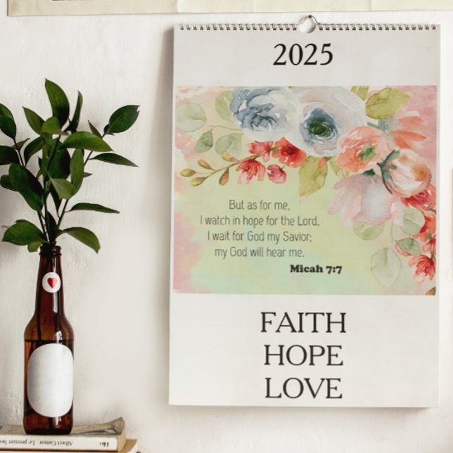 Bibel Verse Blumenkalender 2025 Kalender (Von Creator hochgeladen)