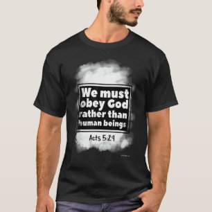 Bibel Verse Christliche Kirche Gott Jesus Religiös T-Shirt