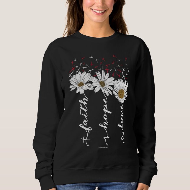 Bibel Verse Christliche religiöse Kirche Goth 4 Sweatshirt (Vorderseite)