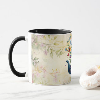 Bibel Verse Coffee Tasse mit Blumendesign