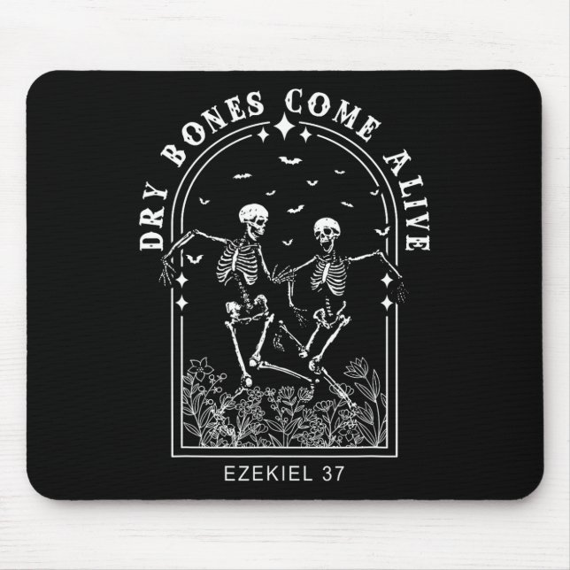 Bibel Verse Dry Bones erleben Christlich Jesus Mousepad (Vorne)