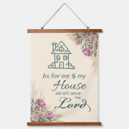 Bibel Verse Holz Topped Wall Tapestry Wandteppich Mit Holzrahmen