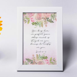 Bibel Verse Isaiah Card Tischnummer