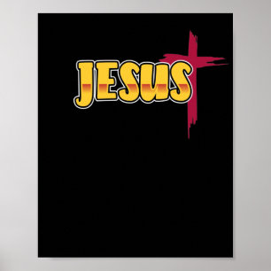 Bibel Verse Jesus Gott Poster