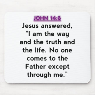Bibel-Verse - John-14:6 Mousepad