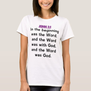 Bibel-Verse - John-1:1 T-Shirt