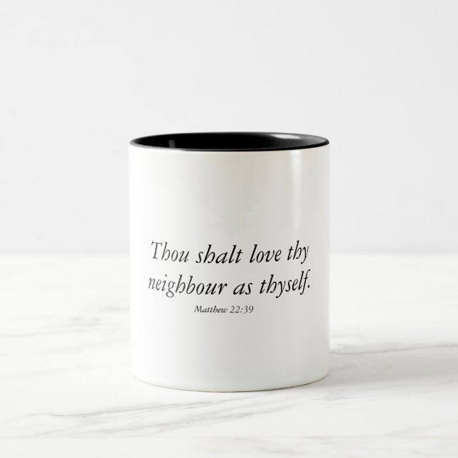 Bibel Verse Kaffeetasse (Mittel)
