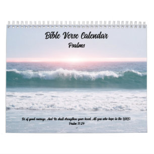 Bibel Verse Scripting Kalender Psalmen