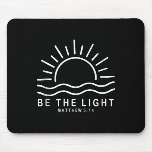 Bibel Verse sei die leichte Matthew 5 14 Jesus Ins Mousepad