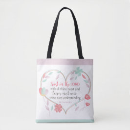 Bibel Verse Sprichwörter 3:5 Herztotenbeutel