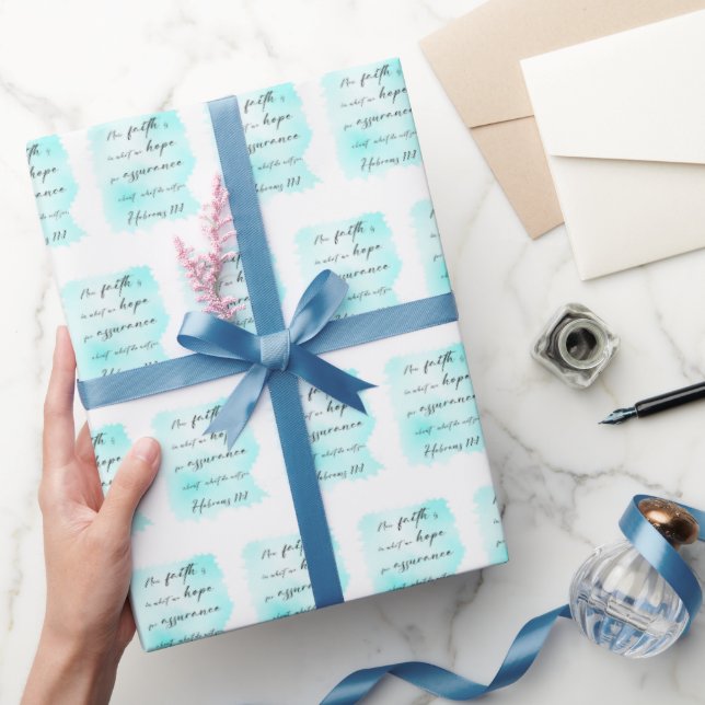Bibel Verse Weihnachtswrapping Paper Geschenkpapier (Schenken)