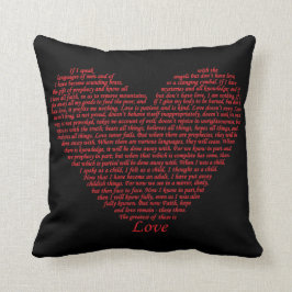 Bibel Zitat 1 Korinther 13 Liebe Kunst, Kunst und Kissen