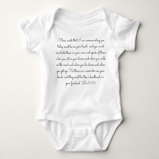 Bibel-Zitat-Bodysuit Baby Strampler