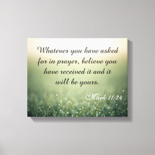 Bibel-Zitat-Leinwand Leinwanddruck