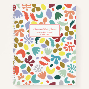 Bibel Zitat Modernes Design Benennt Prayer Journal Notizbuch