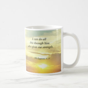Bibel zitiert Philippians-4:13-Tasse Tasse