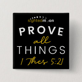 Bibelangebot beweist alles Gelbe Typografie Button