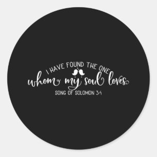 Bibelangebot, das ich gefunden habe runder aufkleber