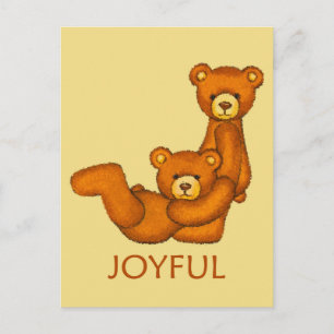 Bibelbären ~ Joyful Scripture Postkarte