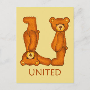 Bibelbären ~ United Scripting ~ Flashcard Postkarte