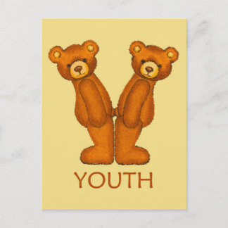 Bibelbären ~ Youth Scripting ~ Flashcard Postkarte