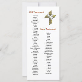 Bibelbuch-Lesezeichen-Bücher der Bibel