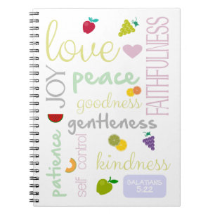 Bibelfrucht des heiligen Spirituosenheftes Notizblock