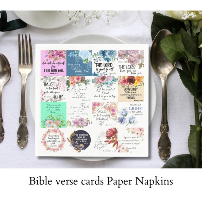Bibelkarten Papier Serviette (Von Creator hochgeladen)