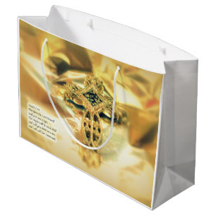 Bibelkreuz - Christentum Große Geschenktüte