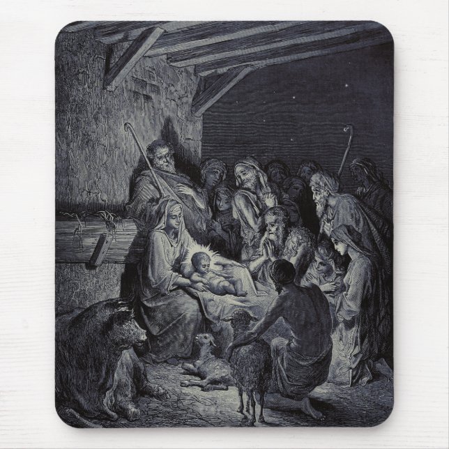 Bibelkrippe Mousepad (Vorne)