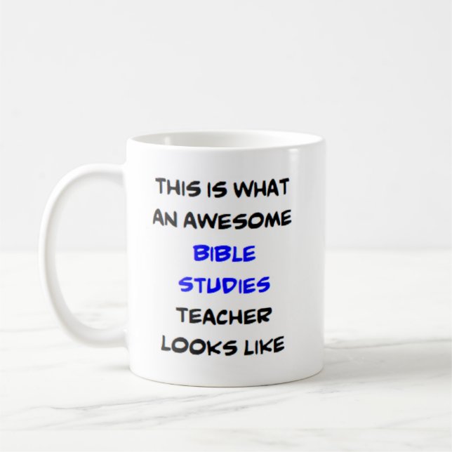 Bibellehrer, phantastisch kaffeetasse (Links)