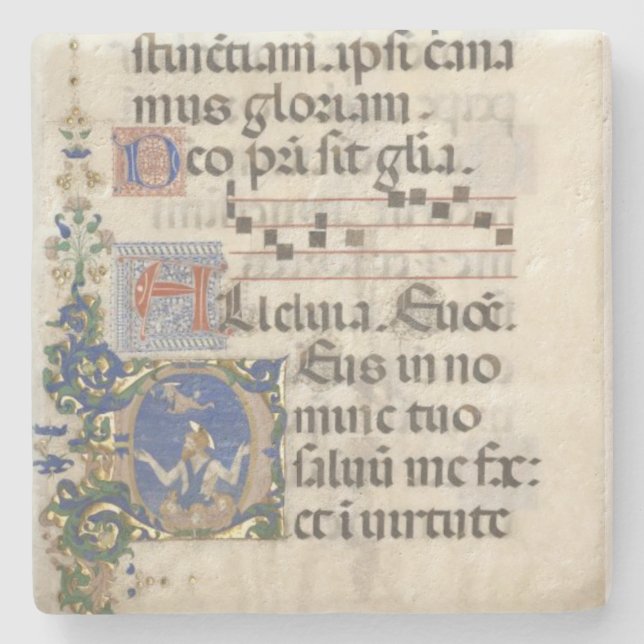 Bibelmanuskript-Kunst-Untersetzer Steinuntersetzer (Vorderseite)