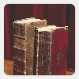 Bibeln von Lord Byron und Augusta Leigh Quadratischer Aufkleber