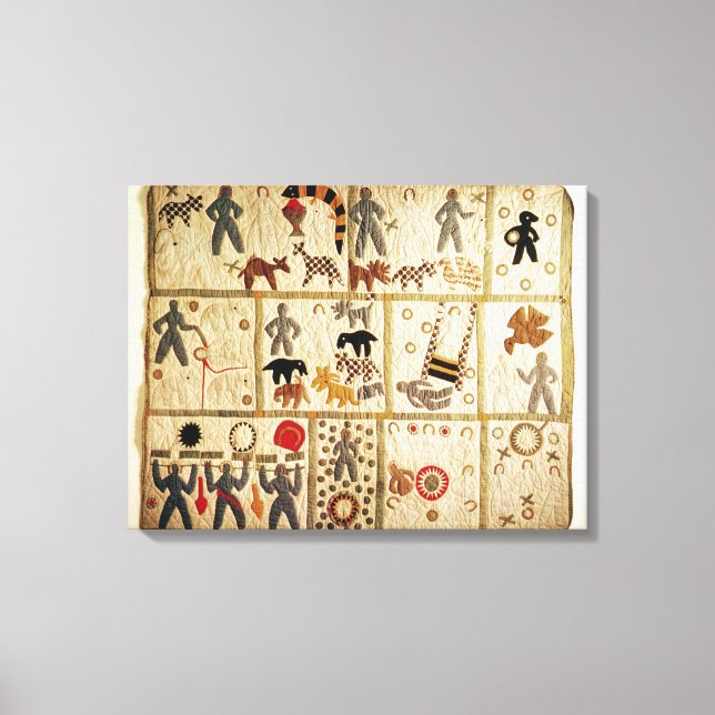 Bibelquilt, Virginia Leinwanddruck (Vorderseite)