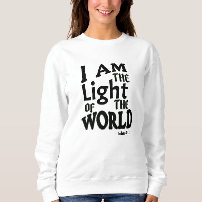 Bibelquote Sweatshirt (Vorderseite)