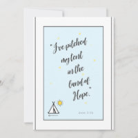 Bibels über hoffnungsblauen Hintergrund