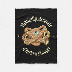 Bibelsch genaue Chicken Nugget  Fleecedecke