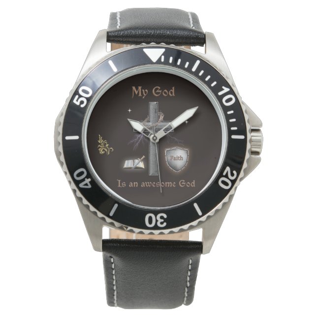 Bibelschrift Armbanduhr (Vorderseite)