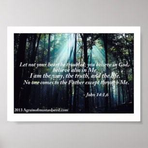 Bibelschrift Gebete Poster