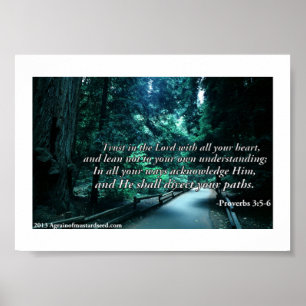 Bibelschrift Gebete Poster