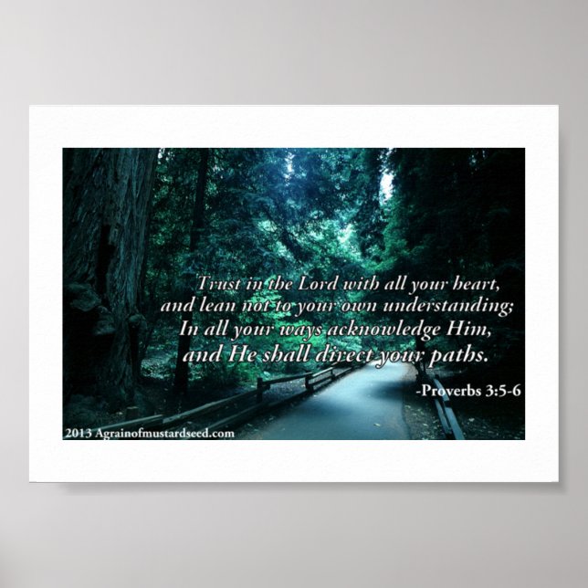 Bibelschrift Gebete Poster (Vorne)