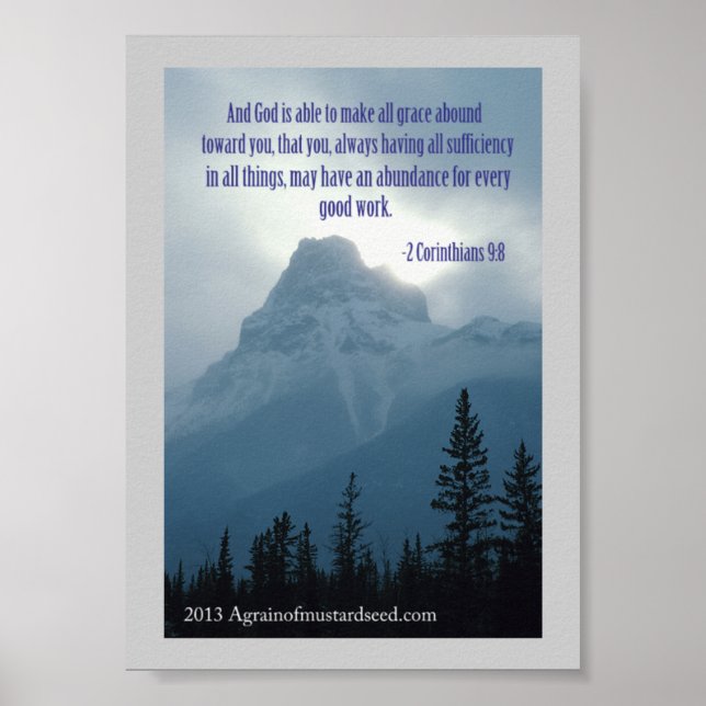 Bibelschrift Gebete Poster (Vorne)