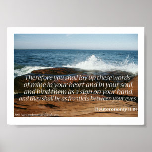 Bibelschrift Gebete Poster