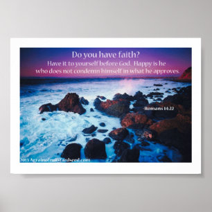 Bibelschrift Gebete Poster