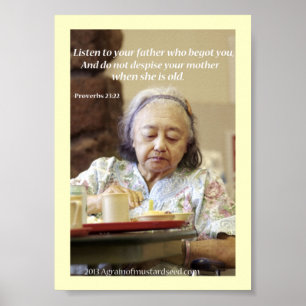 Bibelschrift Gebete Poster