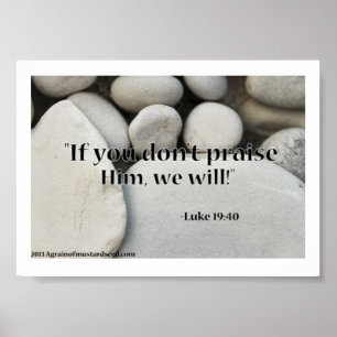 Bibelschrift Gebete Poster