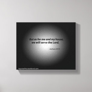 Bibelschrift Inspiration Leinwanddruck